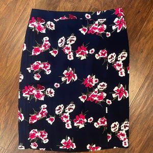 JCrew floral pencil skirt
